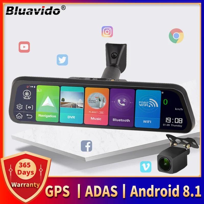 Bluavido ڵ ̷  , GPS ׺̼, ADAS Ĺ ī޶, AHD 1080P    ķ, DVR, 10 ġ, 4G, ȵ̵ 8.1